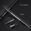 3pcs Facial Care Removal Acne Comedones Extractor Squeezing Needles TweezersFT