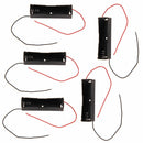 5pcs Black Plastic Holder Storage Box Case For 1x 18650 Rechargeable Battery DIY