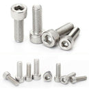 200PCS M6 M8 M10 M12 Stainless Steel Metric Hex Socket Cap Head Screws B TOE