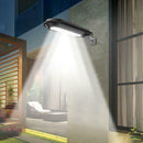 18 LED Waterproof Motion Sensor Solar Powered Wall Lamps for Outdoor Decor
