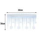 Christmas decoration bubble ice stripes snowflakes Hot wall W decoration wi H8L9