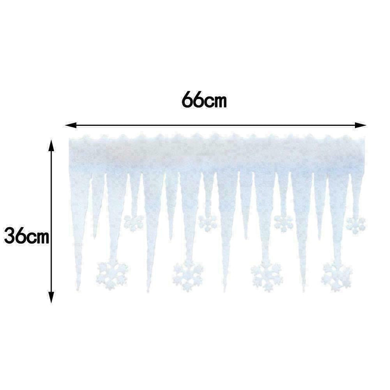 Christmas decoration bubble ice stripes snowflakes Hot wall W decoration wi H8L9