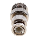 Female Jack to BNC Male Plug Radio Antenna RF Coaxial Adapter SL16/UHF-BNC