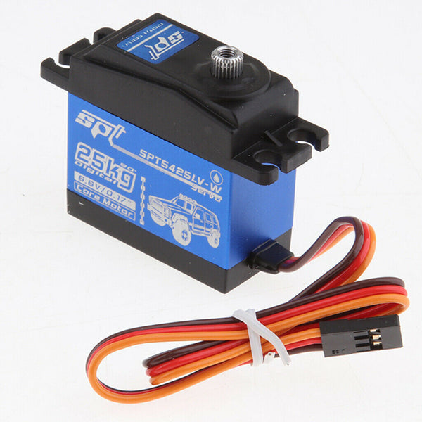25KG Digital Servo Metal Gear High Torque, Aluminium Case for  1/8 or 1/10 Scale