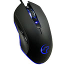 USB Wired Gaming Mouse With Wolf Pattern Colorful Breathing Lights, Large