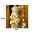 3 Kittens DIY Diamond Painting Cross Stitch Needlework Crafts Decoration