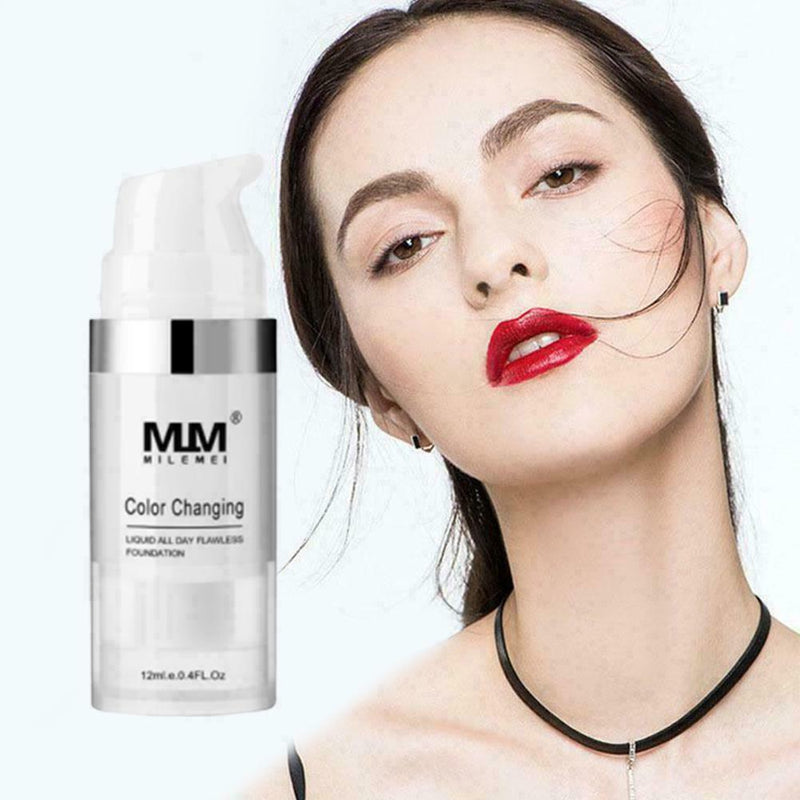 Magic Color Changing Liquid Foundation Makeup Change to Your Skin Tone 12ml A2O2