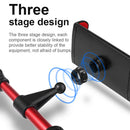 Car Rear Pillow Phone Holder 360 Rotation Tablet Back Seat Bracket (Red)