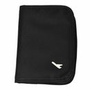 Unisex Multifunctional Canvas Clutch Bag Wallet Card Passport Holder Black T5V6