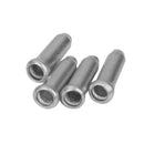 100Pcs Alloy Premium Bike Cable End Caps Road Ends Brake Hose Crimps Tips