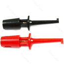 1 Pair New Single Mini Grabber Test Hook Clip Probe For Multimeter