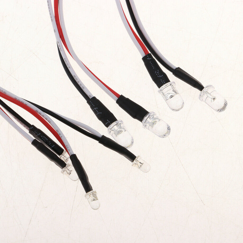8 LED Light Kit 2 White 2 Red 4 Orange for 1/10 1/8 Traxxas HSP Redcat Axial