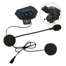 Motorcycle Helmet Headset Intercom Bluetooth Headphones Hands-Free Black New