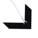 1pc LED Arrow Panels Cars Truck Rear Mirror Turn Signal Indicator(Yellow)
