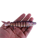 Fishing Lures Crank Bait Hooks Bass Crankbaits Tackle Sinking Baits 8 Segment