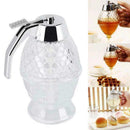 Squeeze Bottle Honey Jar Container Bee Drip Dispenser Stand Kettle Holder D4A1