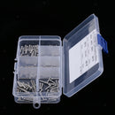 230Pcs M2 Stainless Steel Button Head Hex Socket Screw Nuts Assortment