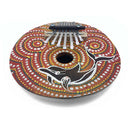 7 Keys Kalimba Coconut Shell Painted Thumb Piano Wood Musical Instrument