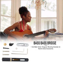 5 Strings Nickel Black Single Headless Bass Bridge Set Electric Guitar Tool