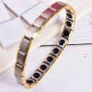 Germanium Titaniums Steel Elastic Bracelets Stretch Bangle Health Energy Pow FT