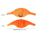 Pet Halloween Costume Cat Dog Funny Adjustable Pumpkin Hat Party Accessory AU