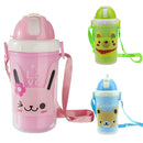 2xKids Animal Printed Pop Up Drinking for Juice Milk Water Travel Cup 300ml