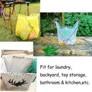 Stainless Steel Garbage Bag Storage Bracket Portable Outdoor Camping Garbag