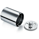 1Pc Metal Portable Small Stainless Steel Vehicle-Borne Ashtray For All Vehi