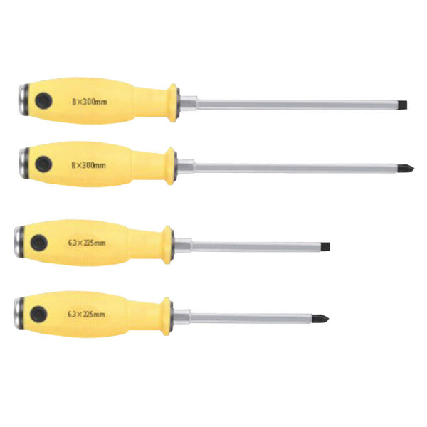Slotted Phillips Screwdriver Set, 4 Pieces