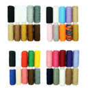 20Pcs Colorful Polyester Thread Spools for Hand Sewing Overlocking