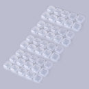 50pcs Earplugs Container Craft Organiser square shape Box Storage Plastic box LJ