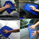 50X Microfiber Cleaning Cloth Blue Towel Set for Car Polishing Auto Det 30x