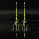 4 Pcs/Set Bomb Fishing Hook Fishing Feeder Bomb Proof Hanging Explosion Hoo T3T7
