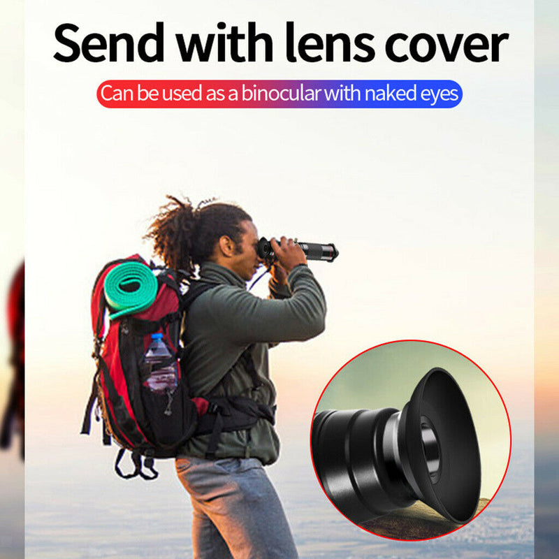 48X Zoom HD Cell Phone Camera Lens Telephoto Telescope w/ Tripod Kit Clip on