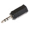 2Pcs 3.5mm male to 2.5mm female stereo audio mic plug adapter mini jack ca JR