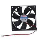 5X(120mm x 25mm 12V 2Pin Sleeve Bearing Cooling Fan for Computer Case Z9U9)