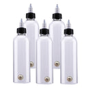 5 Pieces KD001 Squeezable Tattoo Airbrush Ink Pigment Bottles LDPE Plastic