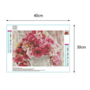 5D DIY Full Drill Diamond Painting Flower Cross Stitch Embroidery Mosaic