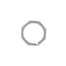 Keyring Octagon Titanium Alloy Tc4 Ti Hook Outdoor Clip Kit Buckle Keychain Y5C8