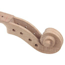 Violin Neck with Maple Wood Fingerboard Accessory Kit for 4/4 Violin