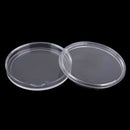 10X 45mm Applied Clear Round Case Coin Storage Capsules Holder Round Plastic  LJ