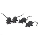 12 Plastic Mini Rats Mouse Animal Halloween Fancy Dress Props Toys Party Bag