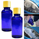 Car Headlight Lens Restoration Polishing Liquid Kits Headlamp Cleaner Tool E5G9