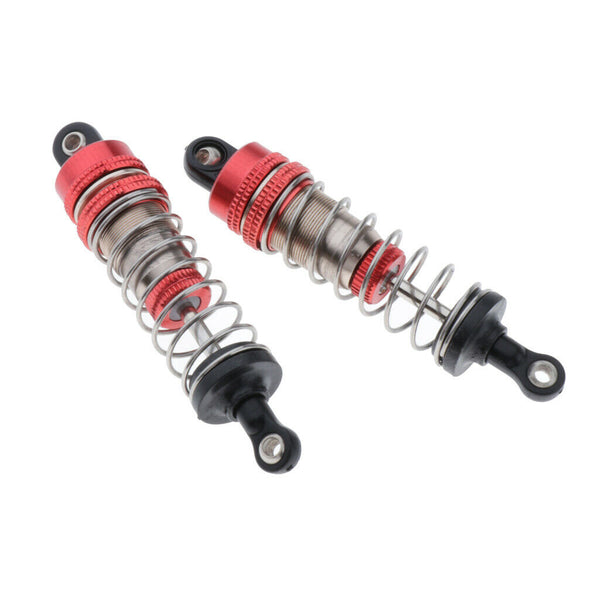 2 Pcs 77mm Metal Front Rear Shock Absorber For 144001 1/14 RC Car Parts