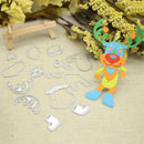 Cute Christmas Deer Cutting Die Stencil DIY Scrapbooking Album Card Craft