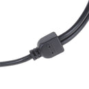 1x 50cm 5 Pin MIDI DIN Y Splitter Cable Adapter 1 Male Plug to 2 Female Sock FT