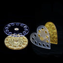 Dotting Pen Heart Shape Holder Nail Brush Acrylic Nail Art Tool Display Pen E6V8