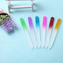 6pcs/Set Crystal Glass Nail File Art Buffer Manicure UV Polish Sanding Tool