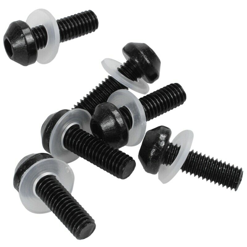 5mm Fairing Windscreen Screw Bolt Kit Windshield Mounting Nuts Wellnut +