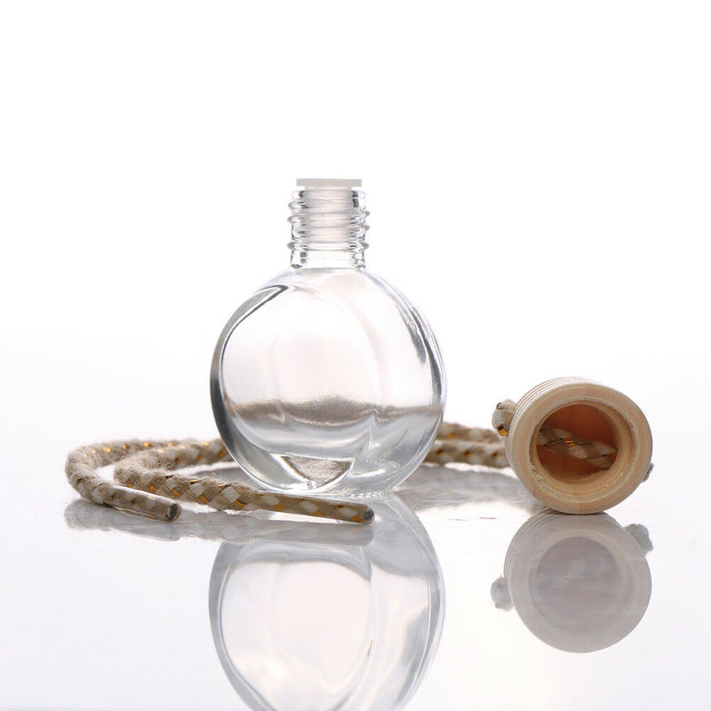 1Pc Car 8ml hanging empty glass perfume bottles pendant car Gw